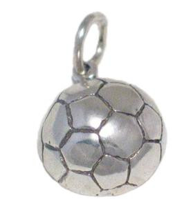 Soccer Ball "Half" Charm