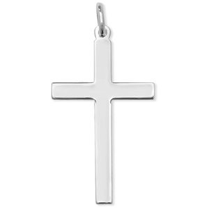 "Large Plain Cross " Charm