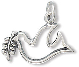 "Dove With Branch" Charm