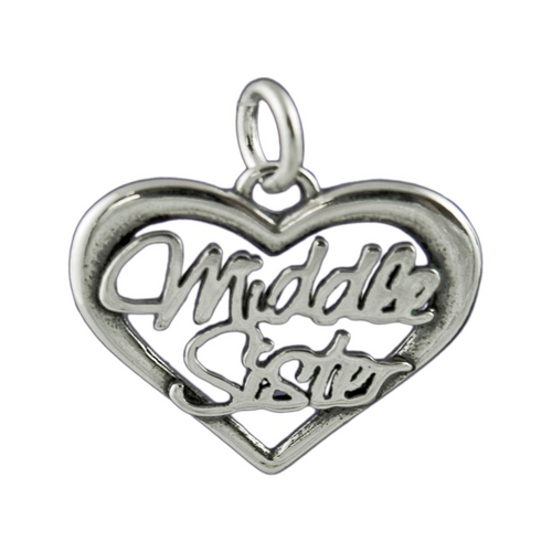 Middle Sister "Open Heart" Charm