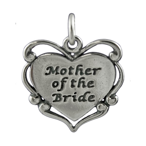 Heart "Mother of Bride" Charm