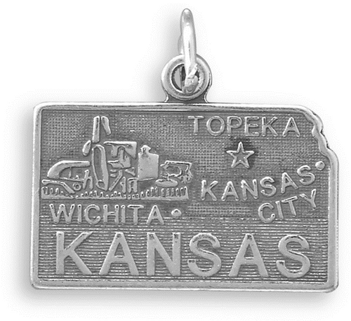 States "Kansas" Charm