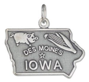 States "Iowa" Charm