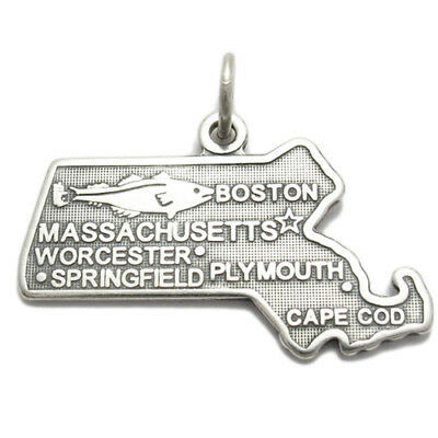 States "Massachusetts" Charm