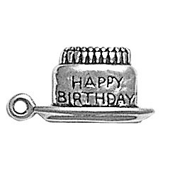 Birthday Cake "Flat" Charm