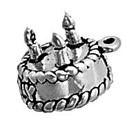 Birthday Cake "3 Candle" Charm