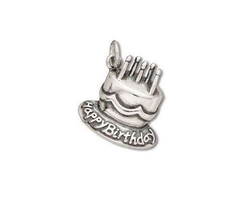 Birthday Cake "Flat 5 Candle" Charm