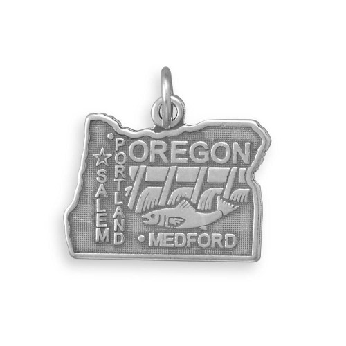 States "Oregon" Charm