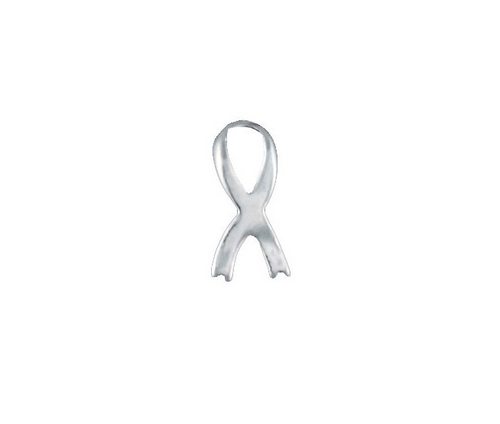 Ribbon "Silver" Charm