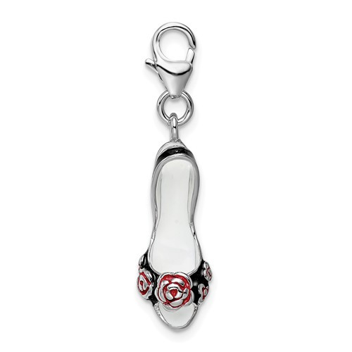 Shoe "Black Enamel heel" Charm