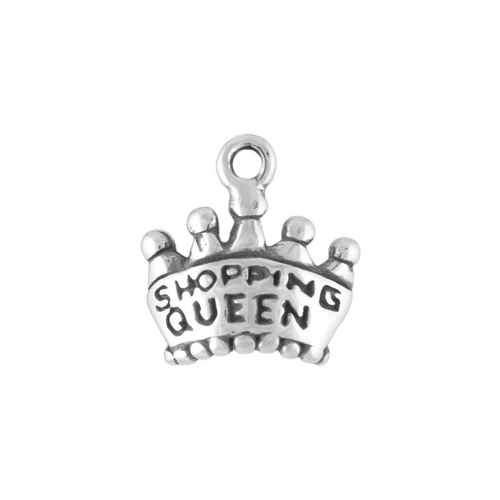 Crown "Shopping Queen" Charm