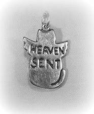 Cat "Heaven Sent" Charm