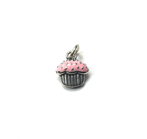 Pink Cupcake Charm