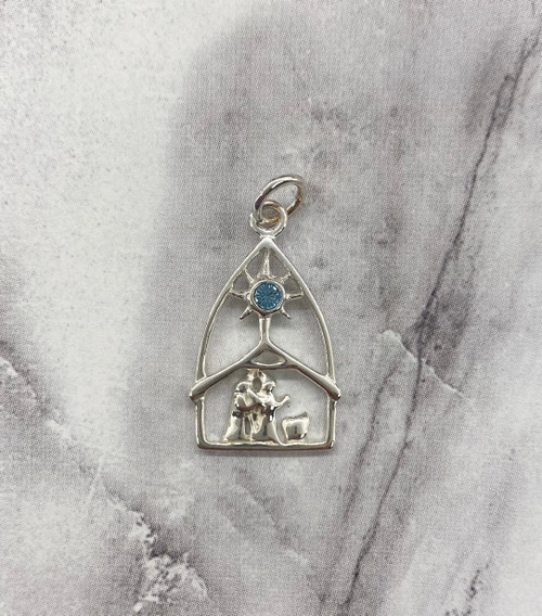 Nativity w/ Crystal Charm