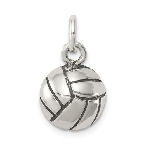 Half Volleyball Charm