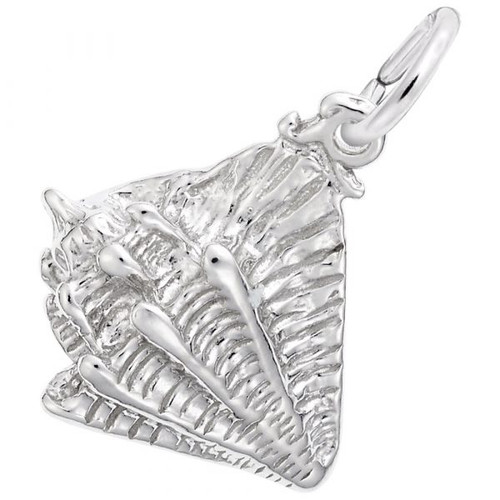 Conch Shell "Rembrandt" Charm