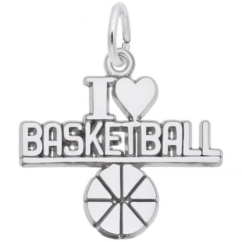 I Love Basketball "Rembrandt" Charm