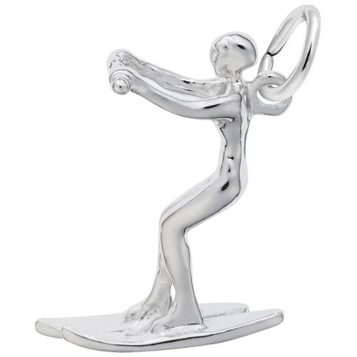 Water Skier "Rembrandt" Charm