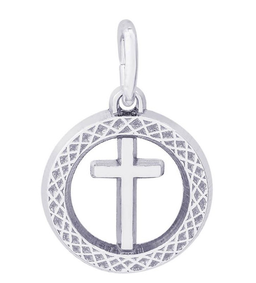 Small Cross In Ring "Rembrandt" Charm