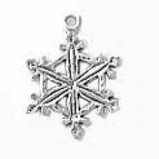 "Snowflake With Points" Charm