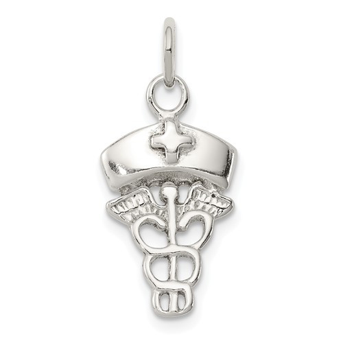 "Nurse Caduceus" Charm