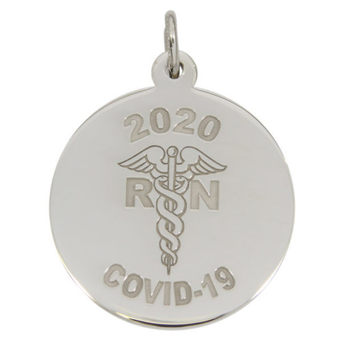 COVID-19 Caduceus RN Charm