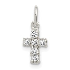 Mini Square CZ Cross