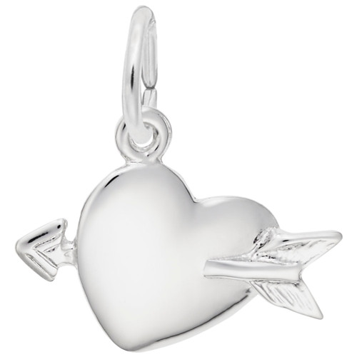 Love Struck Heart "Rembrandt" Charm