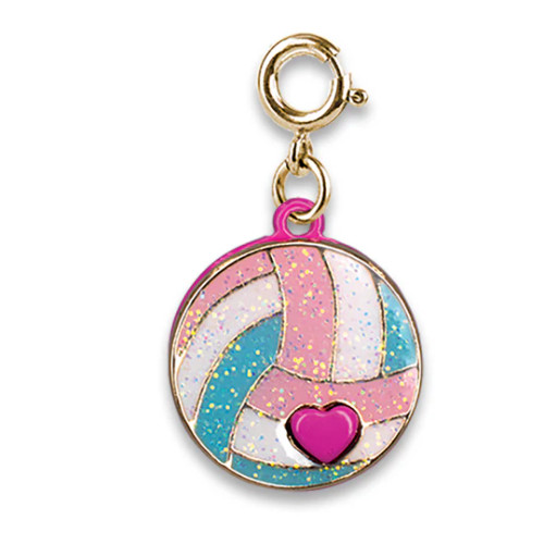 Charm It! Glitter Volleyball Charm