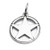 Star in Circle Charm