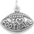 "I Love Football" Charm
