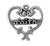 "Faith Heart" Charm