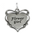 Heart "Flower Girl" Charm