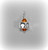 Block Letter "W/ Birthstone Drop" Charm