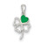 "Enameled 4 Leaf Clover" Charm