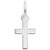 Plain Cross Accent "Rembrandt" Charm