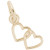 2 Hearts "Rembrandt" Charm