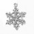 "Snowflake With Points" Charm