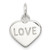 "Love" in Heart Charm