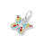 Multi- Colored Enamel Butterfly