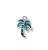 Coconut Palm Tree w/ opal