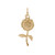 Vermeil Sunflower "Rembrandt" Charm