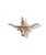 Vermeil Longhorn Charm