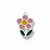 Pink Enamel Flower Charm