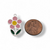 Pink Enamel Flower Charm