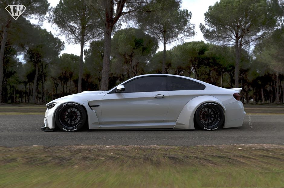 BMW 4 Series Liberty Walk Body kit Meduza Design Ltd