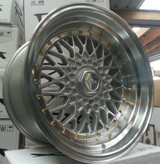 Dare RS 17" Staggered Silver Gold Rivets