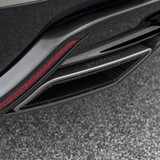 Startech Rear Bumper incl Carbon Diffusor Exhaust tips in Silver