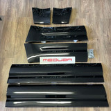 Land Rover Defender L663 Gloss Black Door Mouldings 