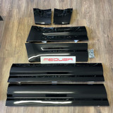 Land Rover Defender L663 Gloss Black Door Mouldings 